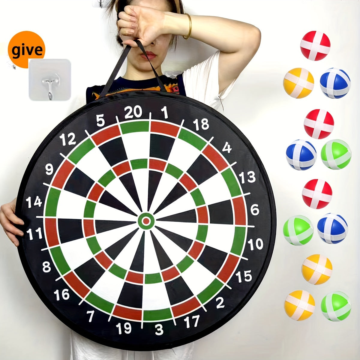 Portable Soft Tip Dartboard Set