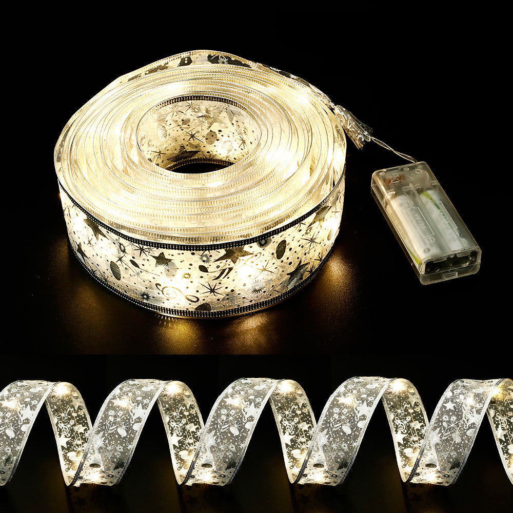 Colorful LED Fabric Ribbon - 5cm Wide Decorative Light Strip
