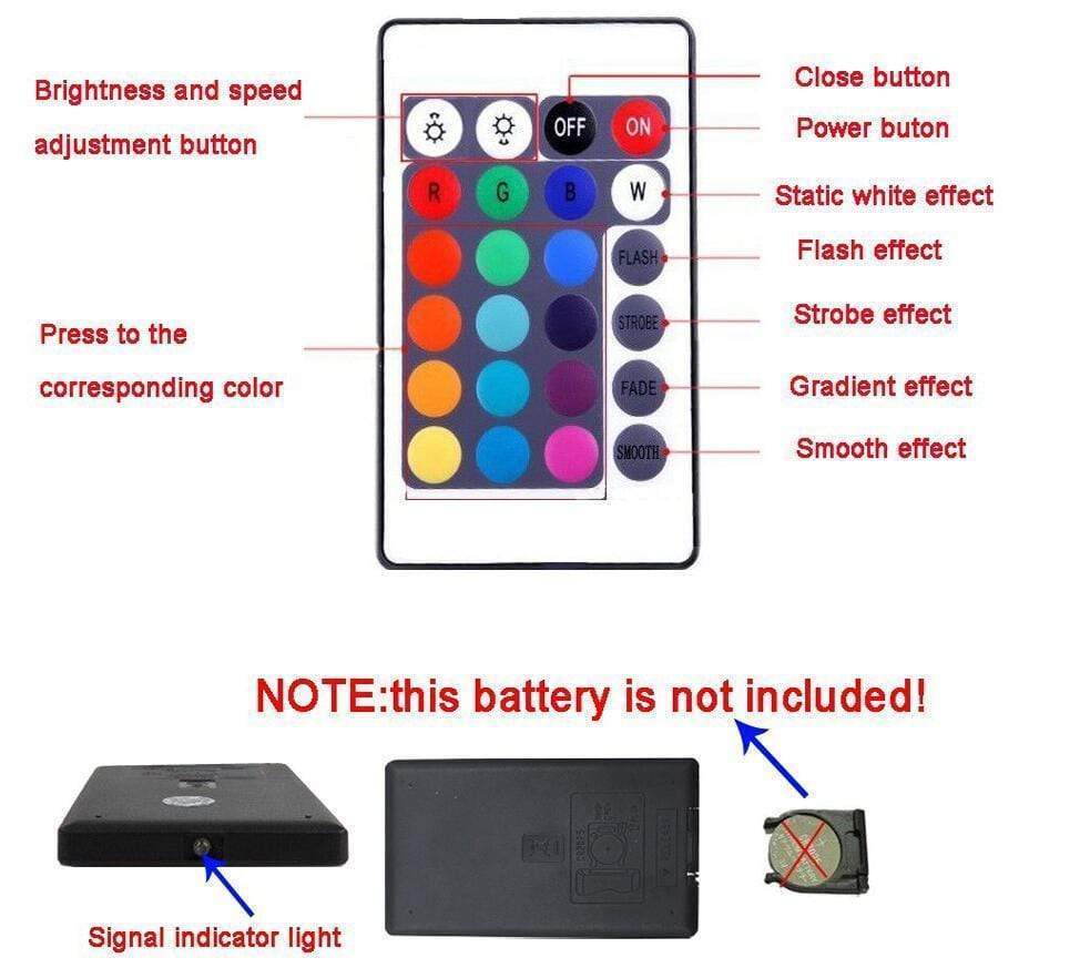 Colorful RGB LED Strip Light