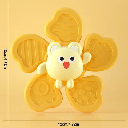 Fun Baby Bath Time Toys with Suction Cups - 3 Pack