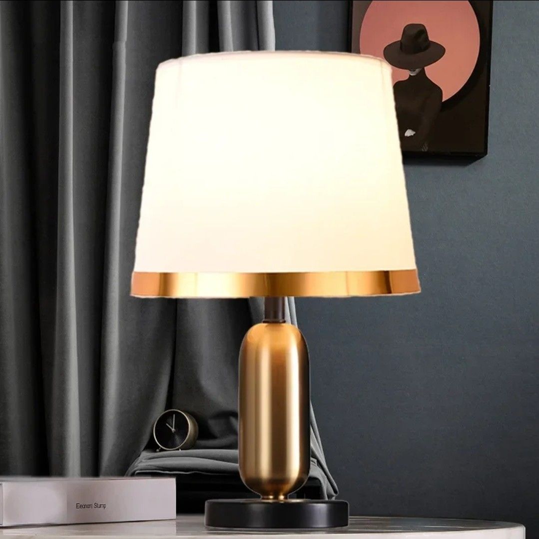 Elegant Gold Desk Lamp for Ambient Lighting