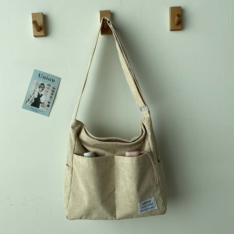 Versatile Canvas Crossbody Bag – Durable Daily Shoulder Bag