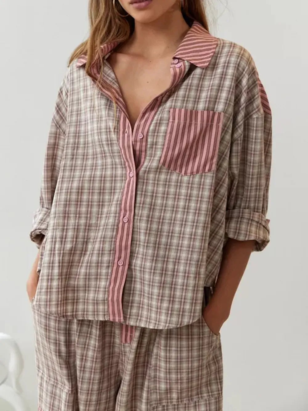 Cozy 2-Piece Cotton Pajama Set