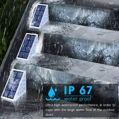 Weatherproof Solar Powered Outdoor Path Lights 2-Pack