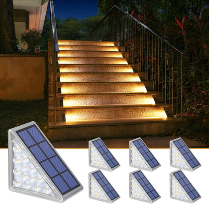 Weatherproof Solar Powered Outdoor Path Lights 2-Pack
