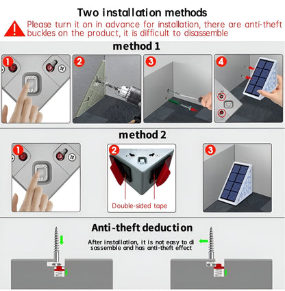 Weatherproof Solar Powered Outdoor Path Lights 2-Pack