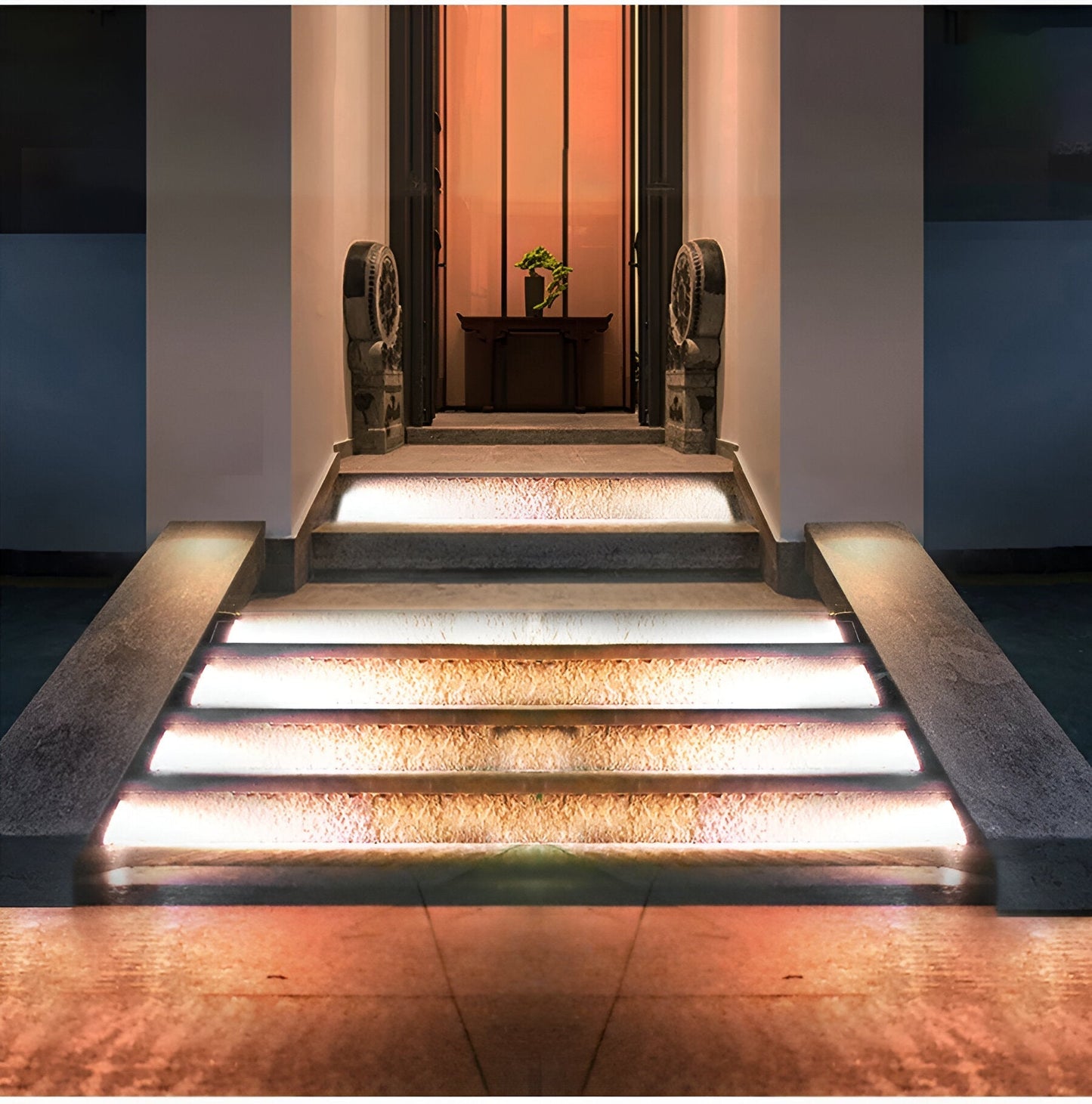 Weatherproof Solar Powered Outdoor Path Lights 2-Pack