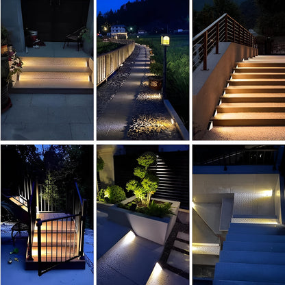 Weatherproof Solar Powered Outdoor Path Lights 2-Pack