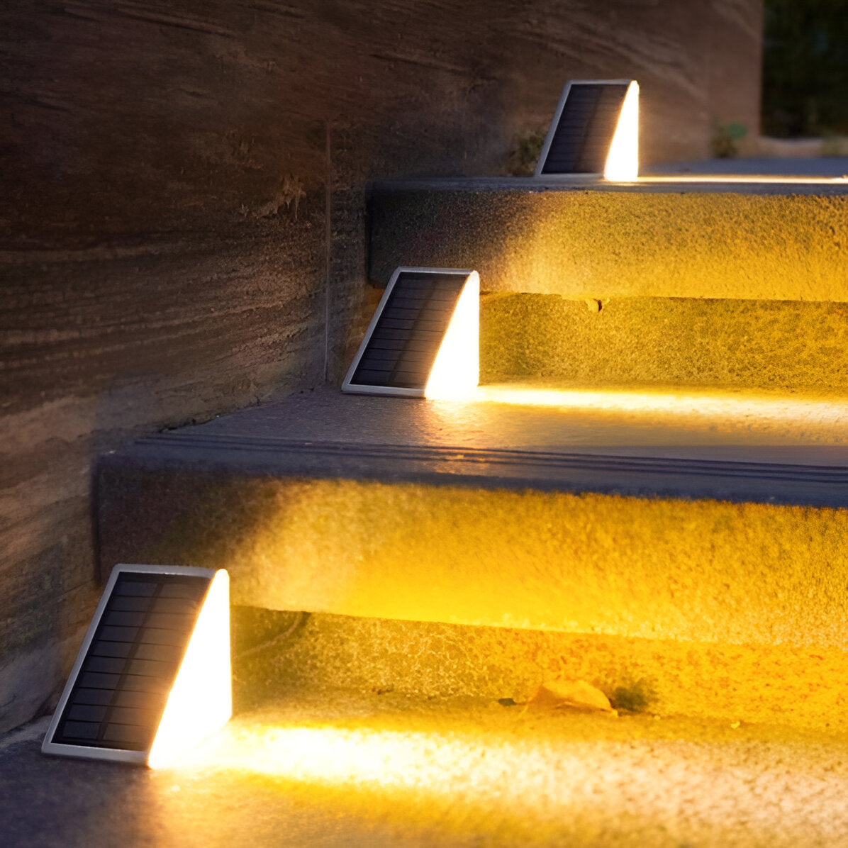 Weatherproof Solar Powered Outdoor Path Lights 2-Pack
