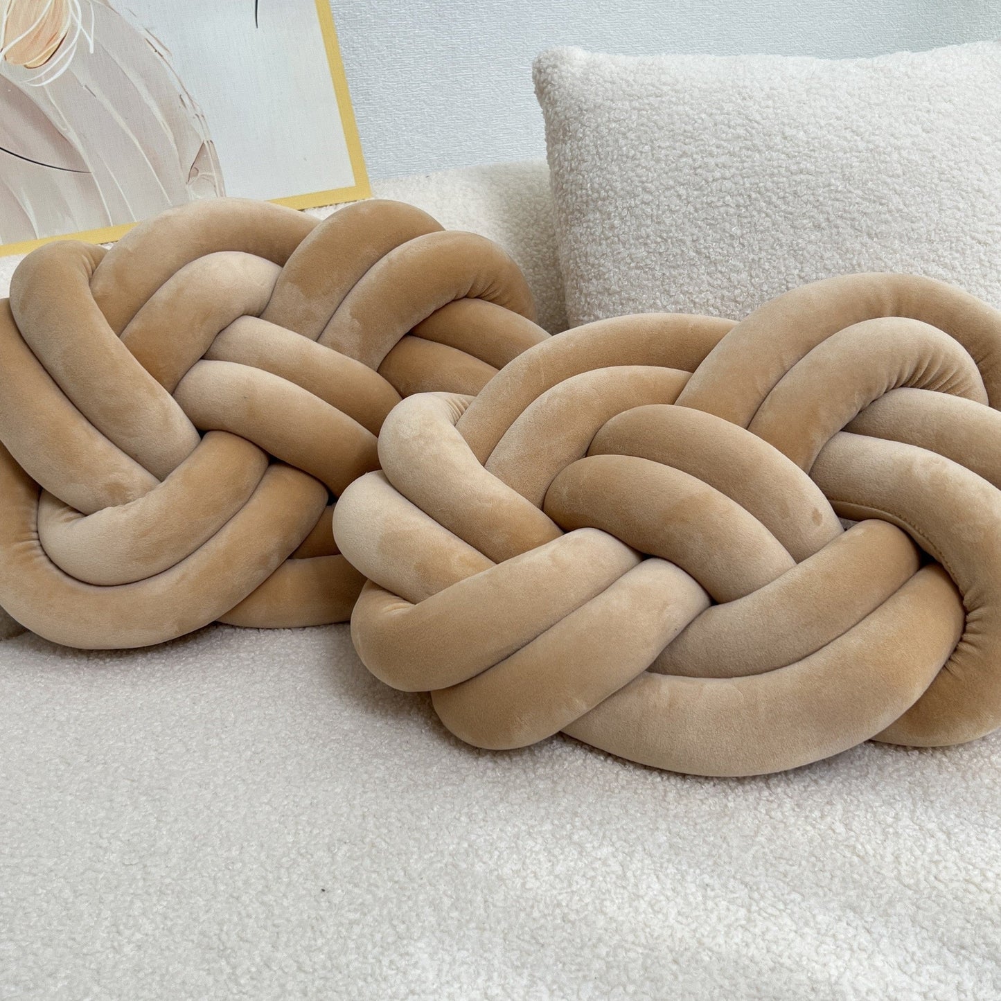 Plush Home Decor Throw Pillows