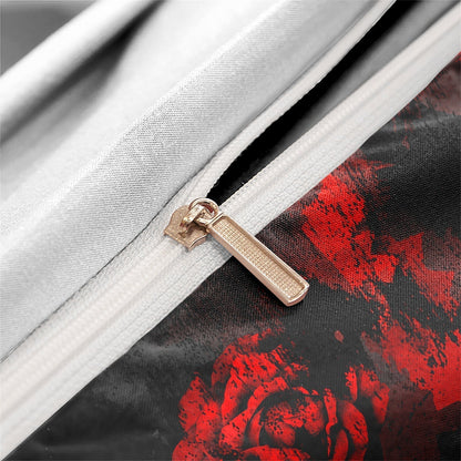 Dark Romantic Skull Bedding Set