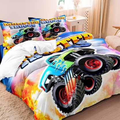 Big Wheel Truck Bedding Set