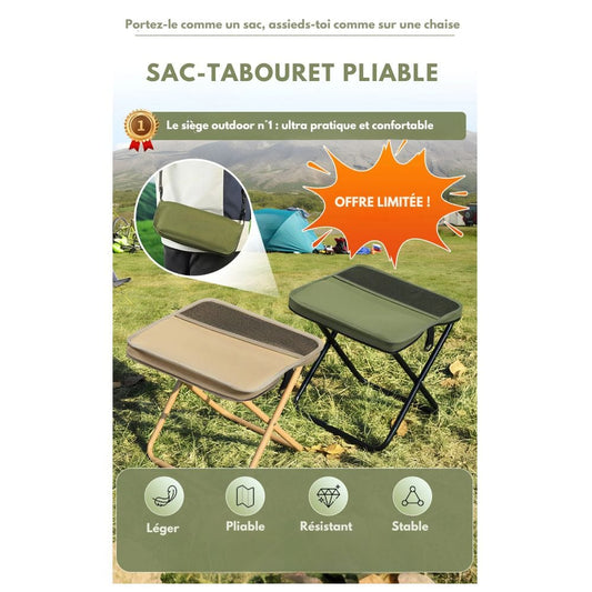 Portable 2-in-1 Backpack Chair Set - Fesara