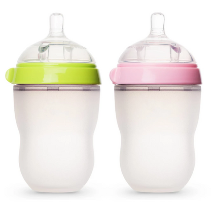 Soft Silicone Baby Bottle for Newborns