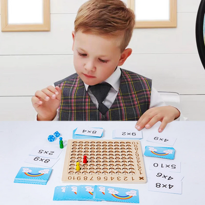 Educational Wooden Math Board for Kids