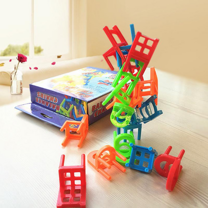 Fun Kids Stacking Chair Game Set