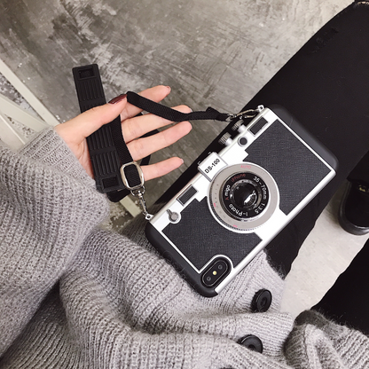 Vintage Style 3D Camera Phone Cover