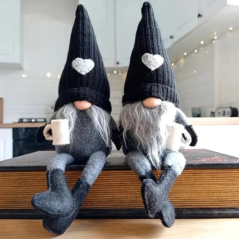 Cute Coffee Gnome Soft Toy Set - Fesara
