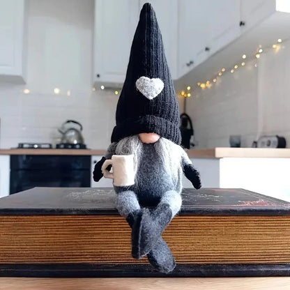 Cute Coffee Gnome Soft Toy Set