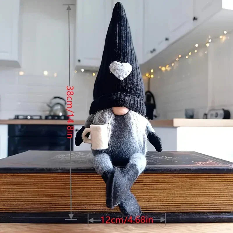 Cute Coffee Gnome Soft Toy Set