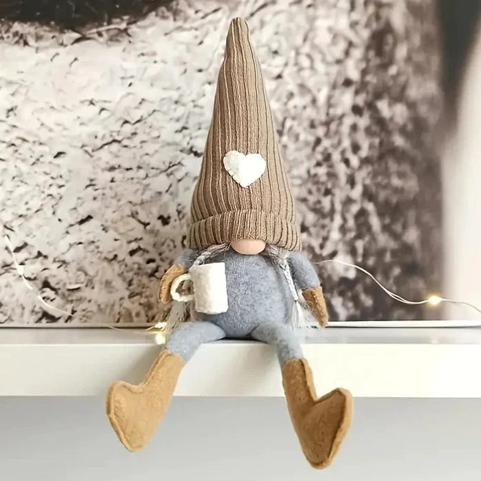 Cute Coffee Gnome Soft Toy Set