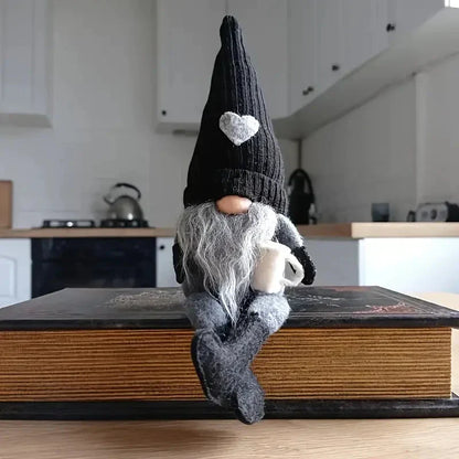 Cute Coffee Gnome Soft Toy Set