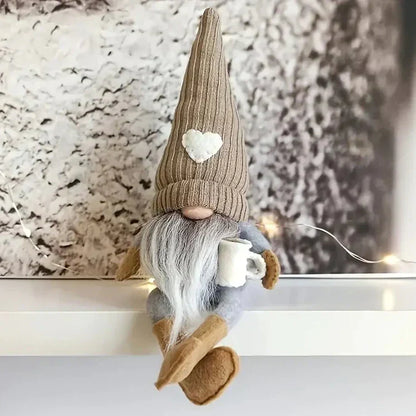 Cute Coffee Gnome Soft Toy Set