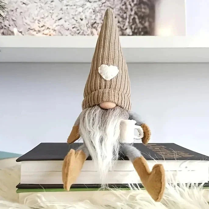 Cute Coffee Gnome Soft Toy Set