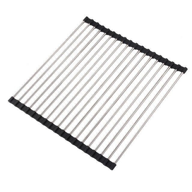 Compact Folding Dish Rack for Small Kitchens - Fesara