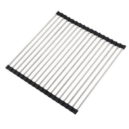 Compact Folding Dish Rack for Small Kitchens - Fesara