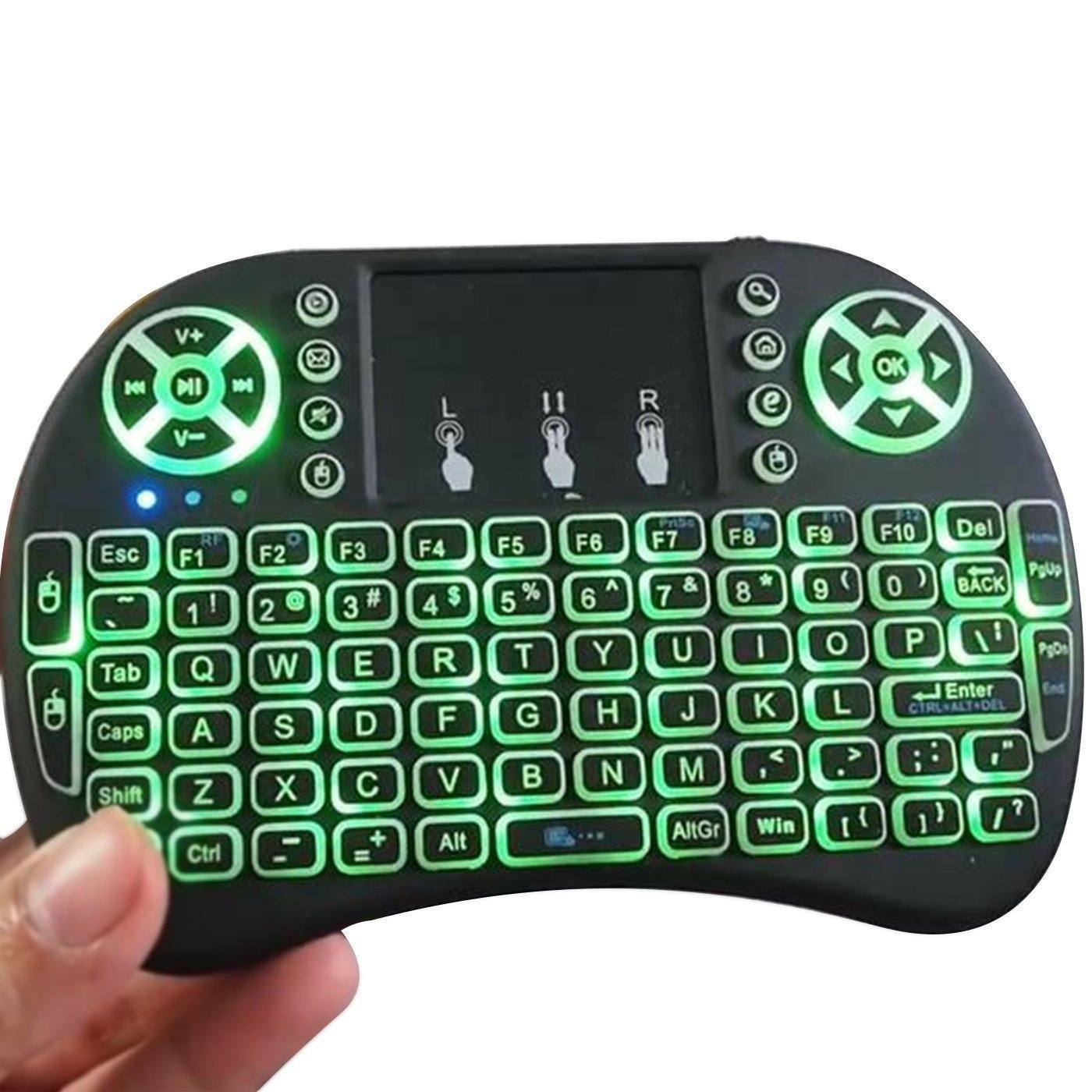 Compact Wireless LED Keyboard