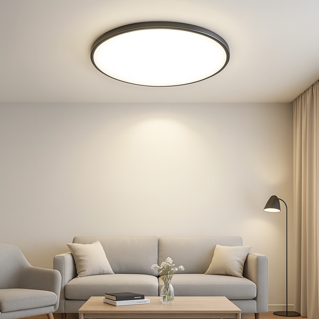 Circular LED Ceiling Lamp Contemporary - Fesara