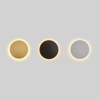 Stylish Round Wall Light in Contemporary Style