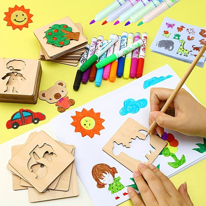 Artistic Kids 20-Piece Drawing Kit for Fun Learning