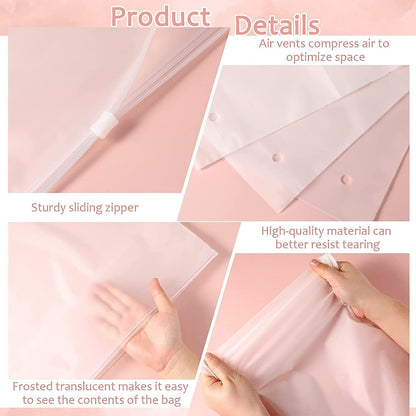 Clear Reusable Clothing Storage Bags - 20 Pack