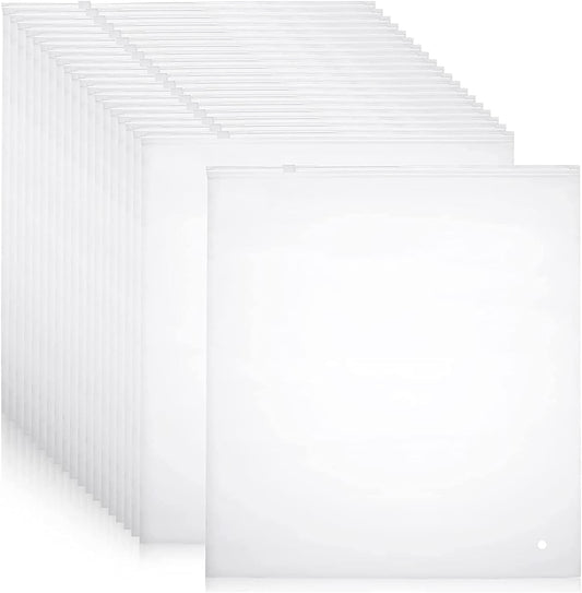 Clear Reusable Clothing Storage Bags - 20 Pack - Fesara