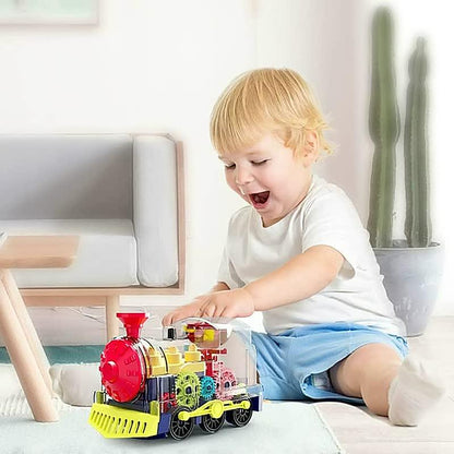 Clear Kids Train Toy Set