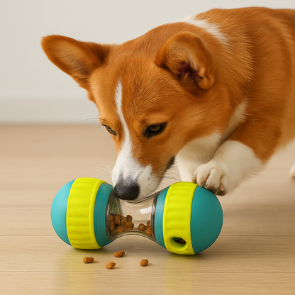 Interactive Dog Toy with Fun Slow Feed Design