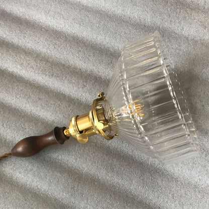 Farmhouse Style Pendant Lighting - Vintage Glass Drop Lamp