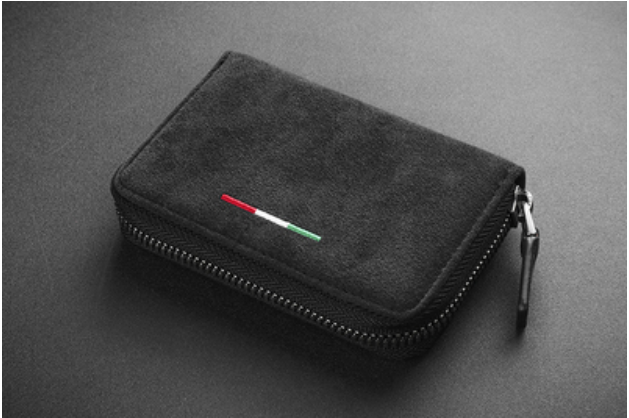 Big Pocket Slim Leather Card Wallet