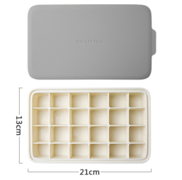 Easy Release Silicone Ice Cube Tray with Lid