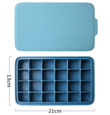 Easy Release Silicone Ice Cube Tray with Lid - Fesara
