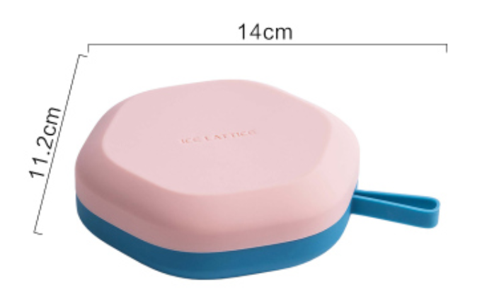 Easy Release Silicone Ice Cube Tray with Lid