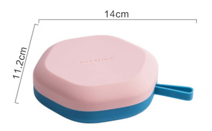 Easy Release Silicone Ice Cube Tray with Lid