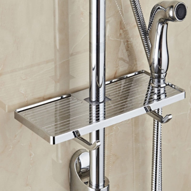 Easy Install Bathroom Shelf Organizer Tray
