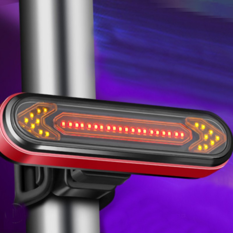 Wireless Bike Tail Light with Turn Signal and Brake Alert - Fesara