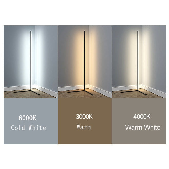 Tall Slim Corner Lamp LED Adjustable Modern Style