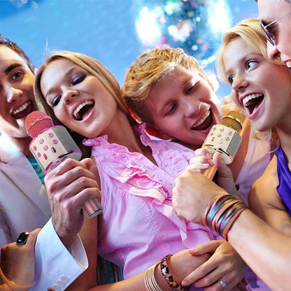 Portable Wireless Karaoke Bluetooth Microphone