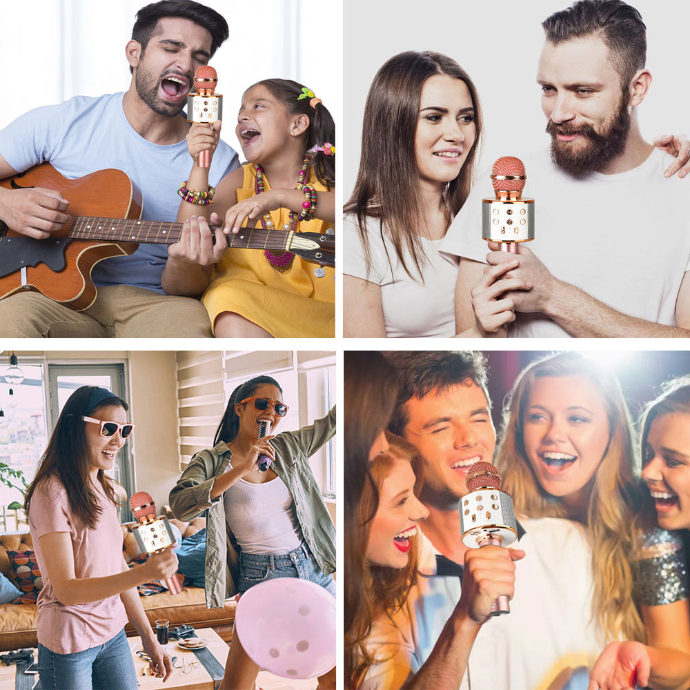 Portable Wireless Karaoke Bluetooth Microphone