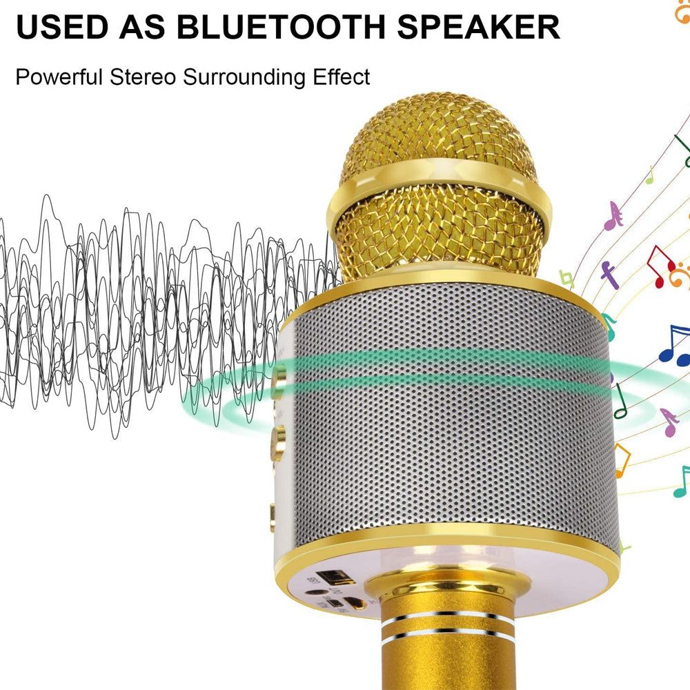 Portable Wireless Karaoke Bluetooth Microphone